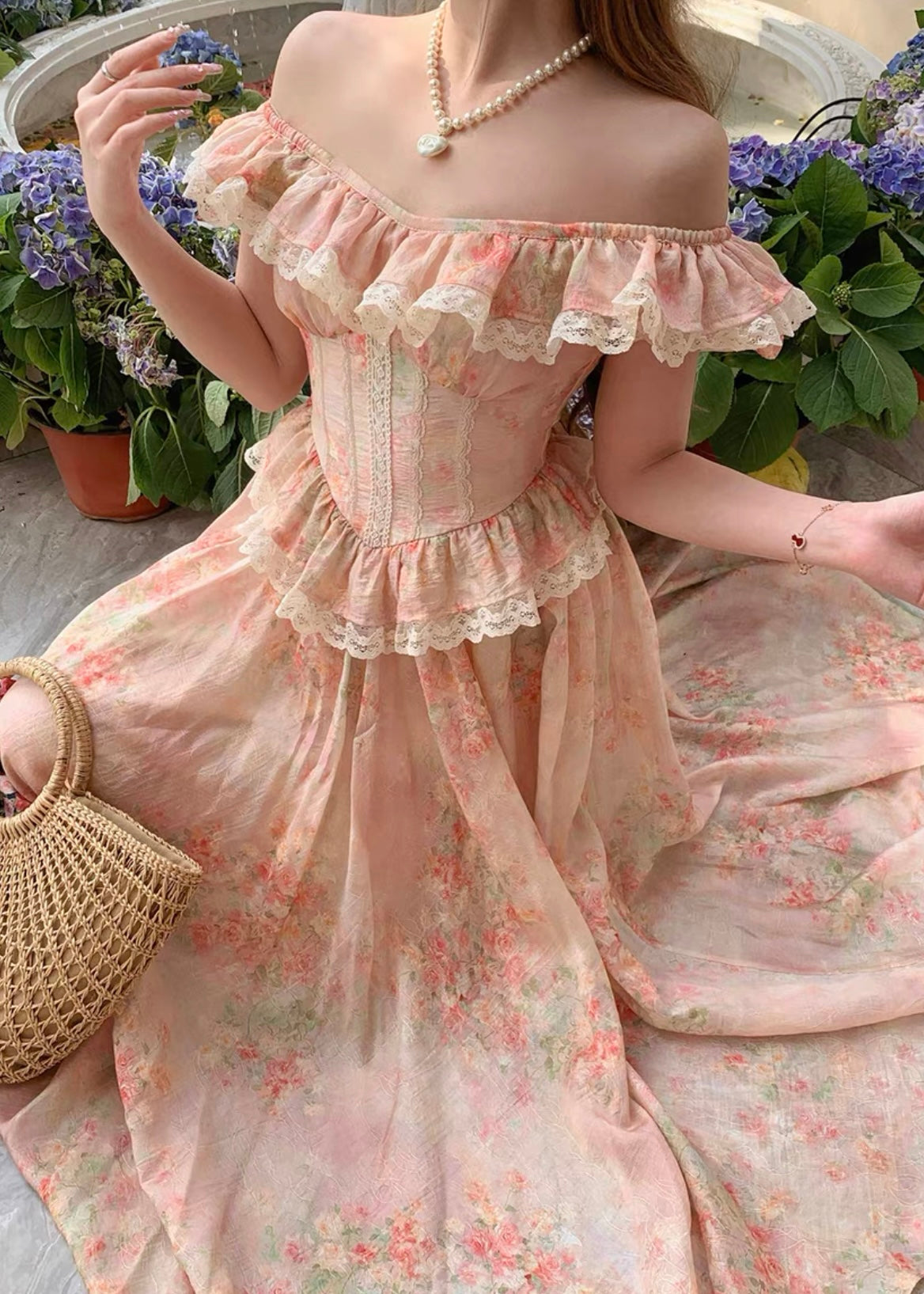 Nectar garden dress