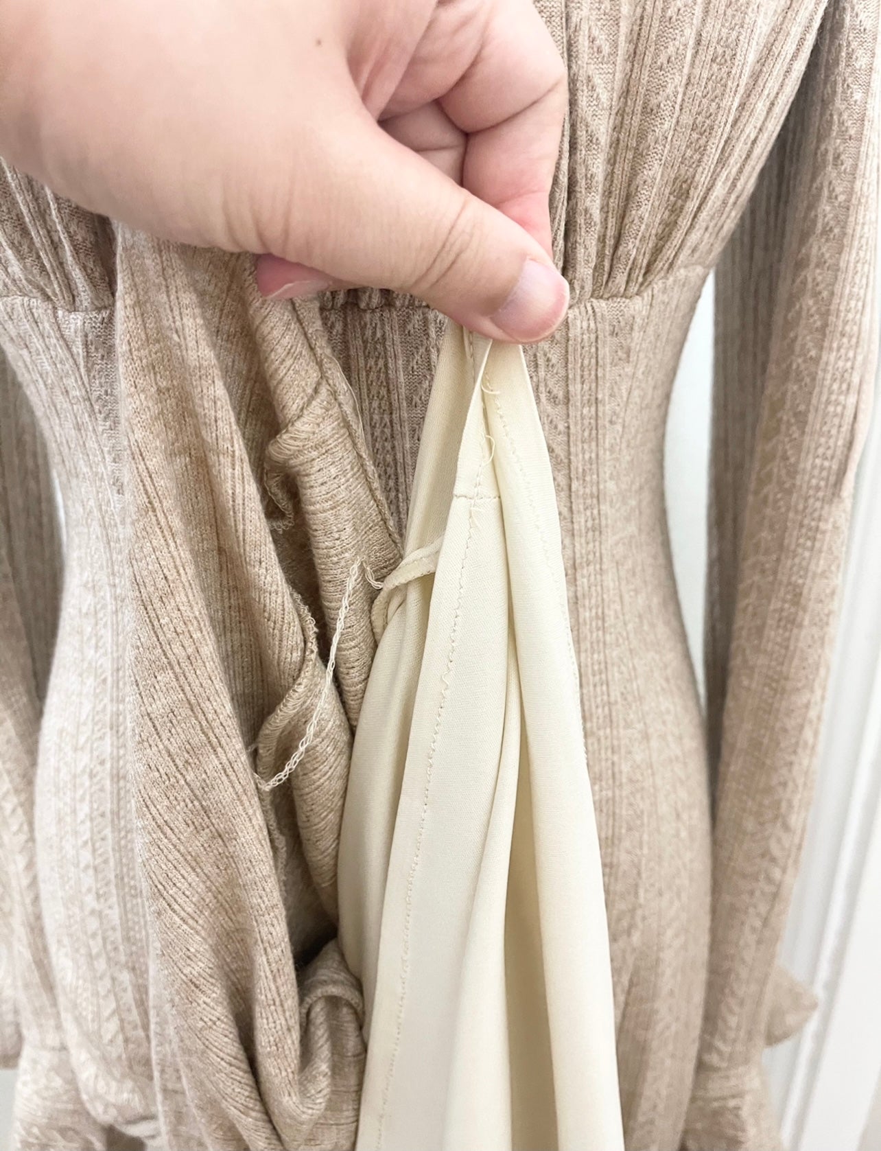 Almond milk dress