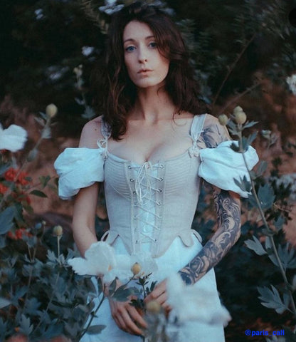 Elizabethan linen corset (stays)