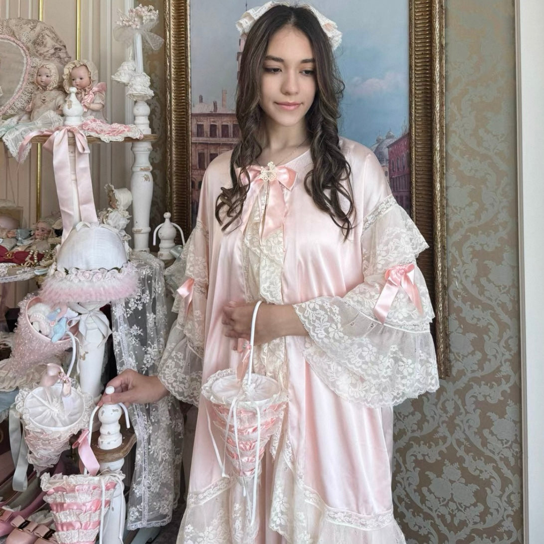 Antique soirée jacket / slip dress set