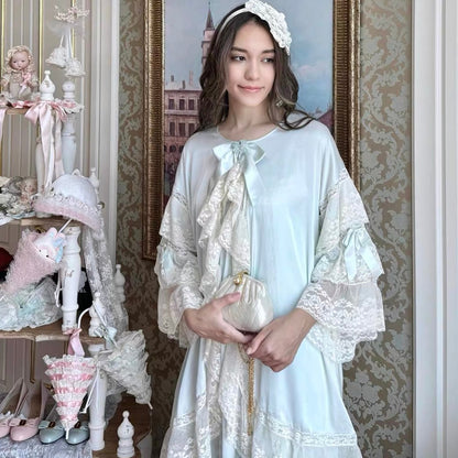 Antique soirée jacket / slip dress set