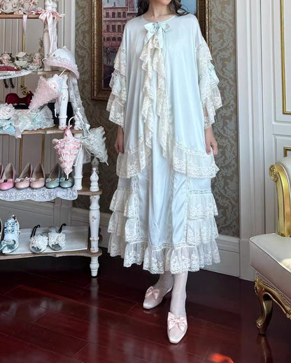Antique soirée jacket / slip dress set