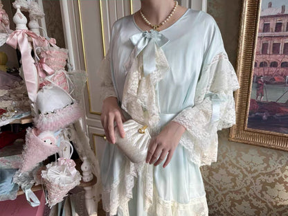Antique soirée jacket / slip dress set