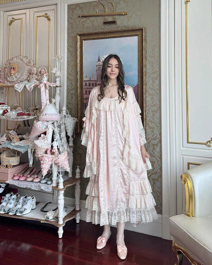 Antique soirée jacket / slip dress set