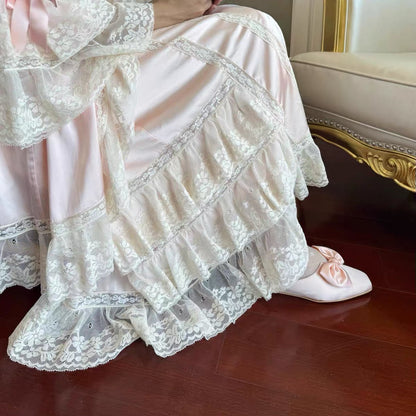 Antique soirée jacket / slip dress set