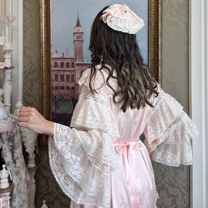 Antique soirée jacket / slip dress set