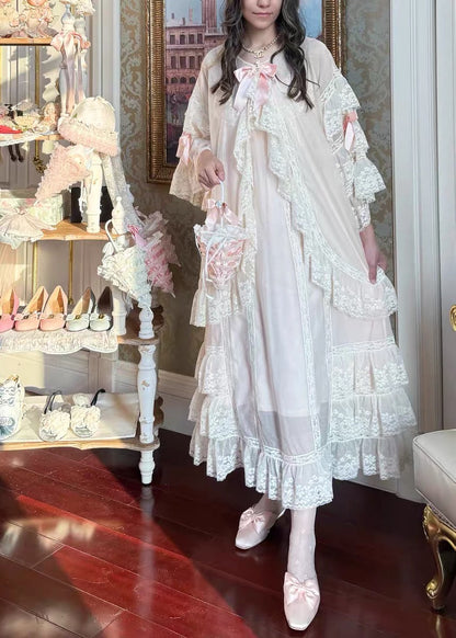 Antique soirée jacket / slip dress set