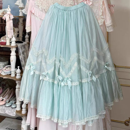 Antique Soirée blouse and skirt set