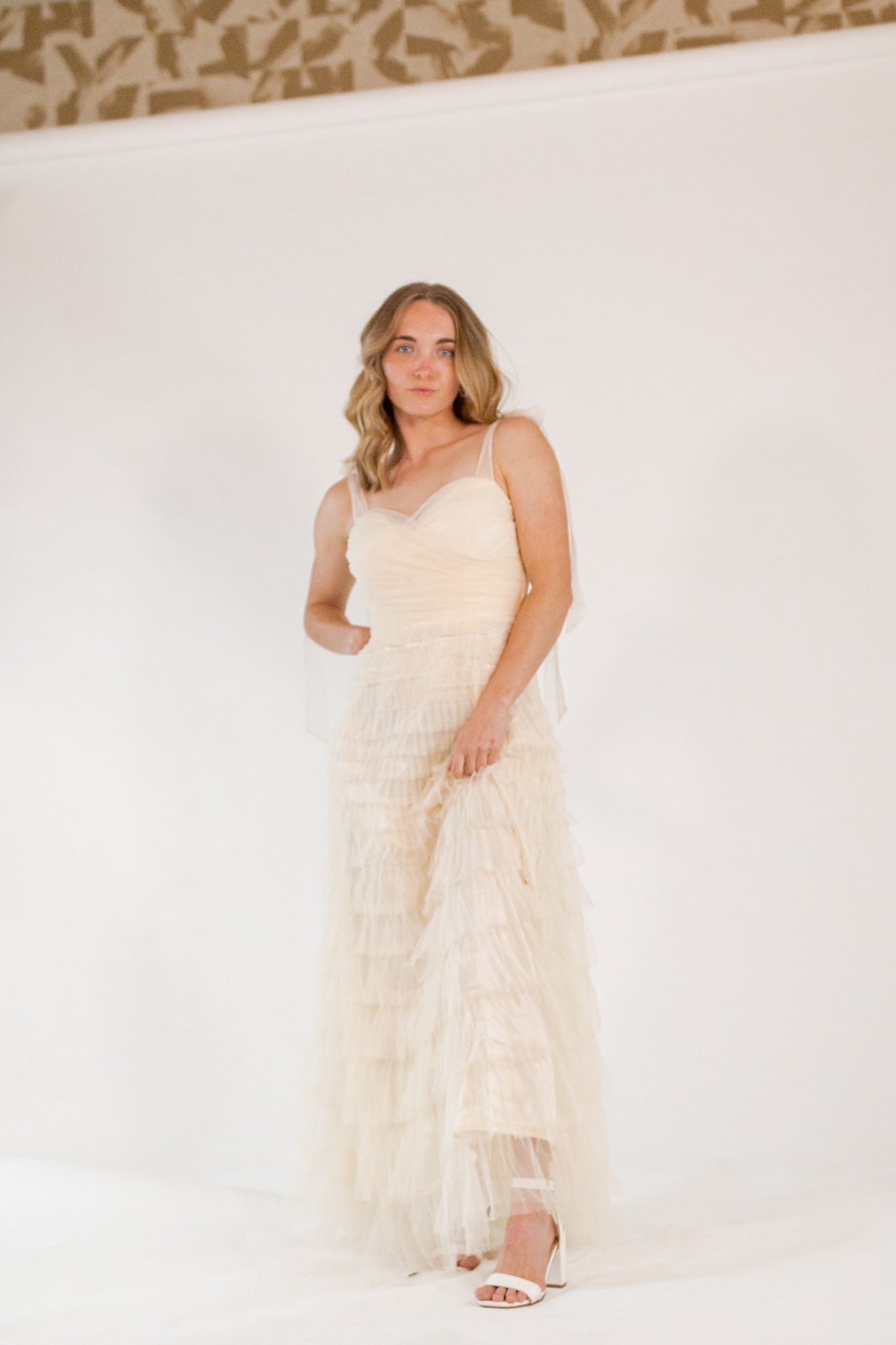 Mason Tulle Maxi・Cream