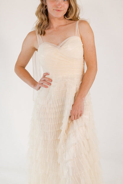 Mason Tulle Maxi・Cream