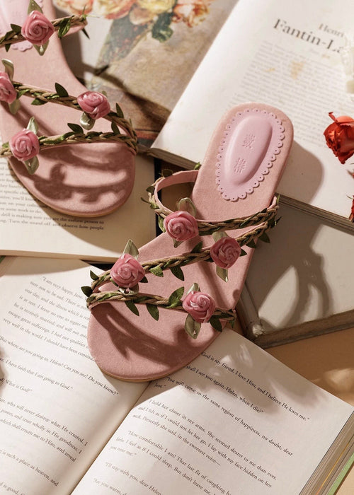 Vining roses sandals