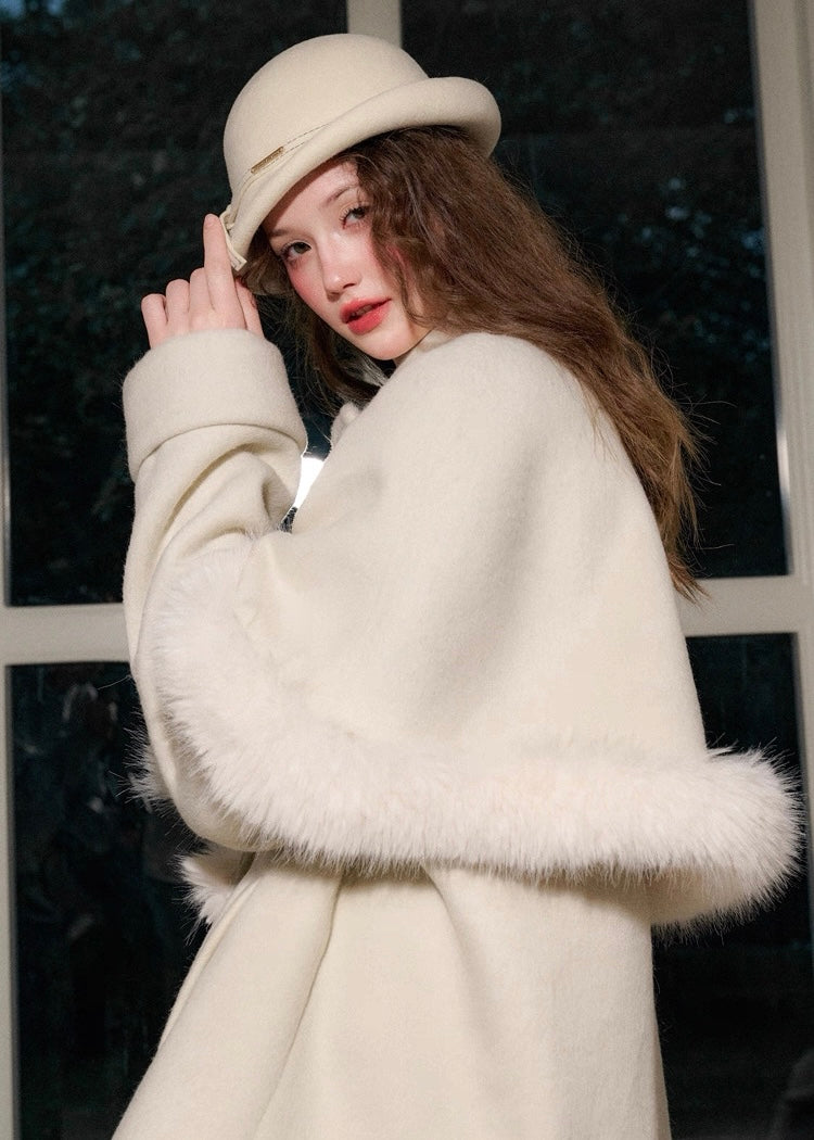 Bunny capelet coat