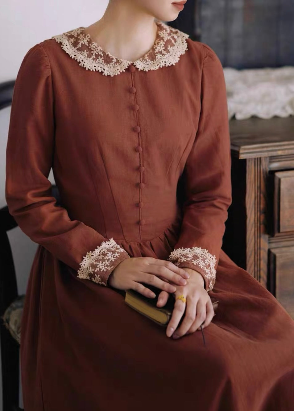 Fall leaves dress