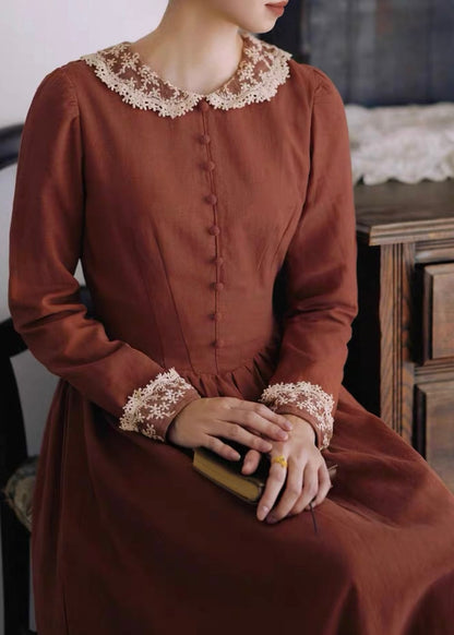 Fall leaves dress