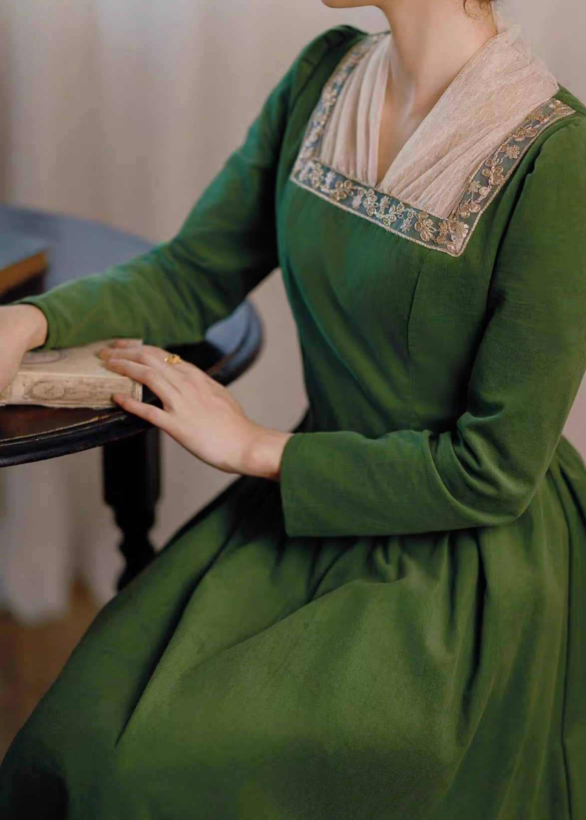 Matcha latte dress