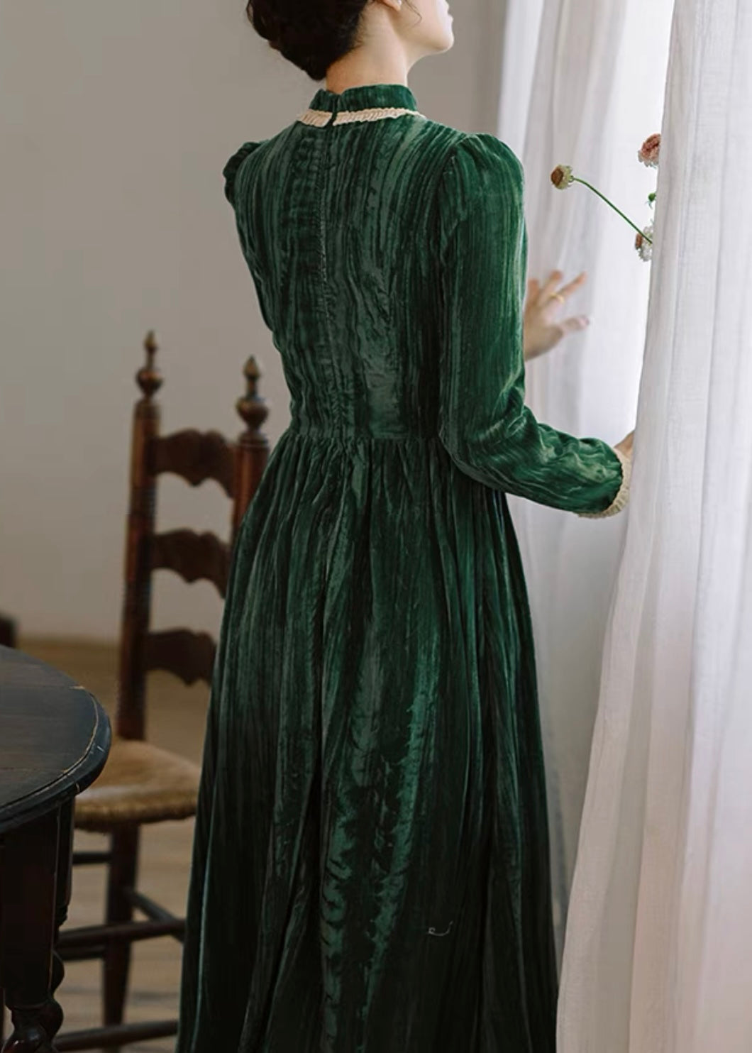 Green forest dress