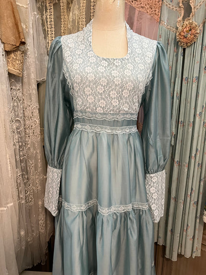 Blue pea dress