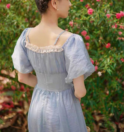 Misty rainbow dress