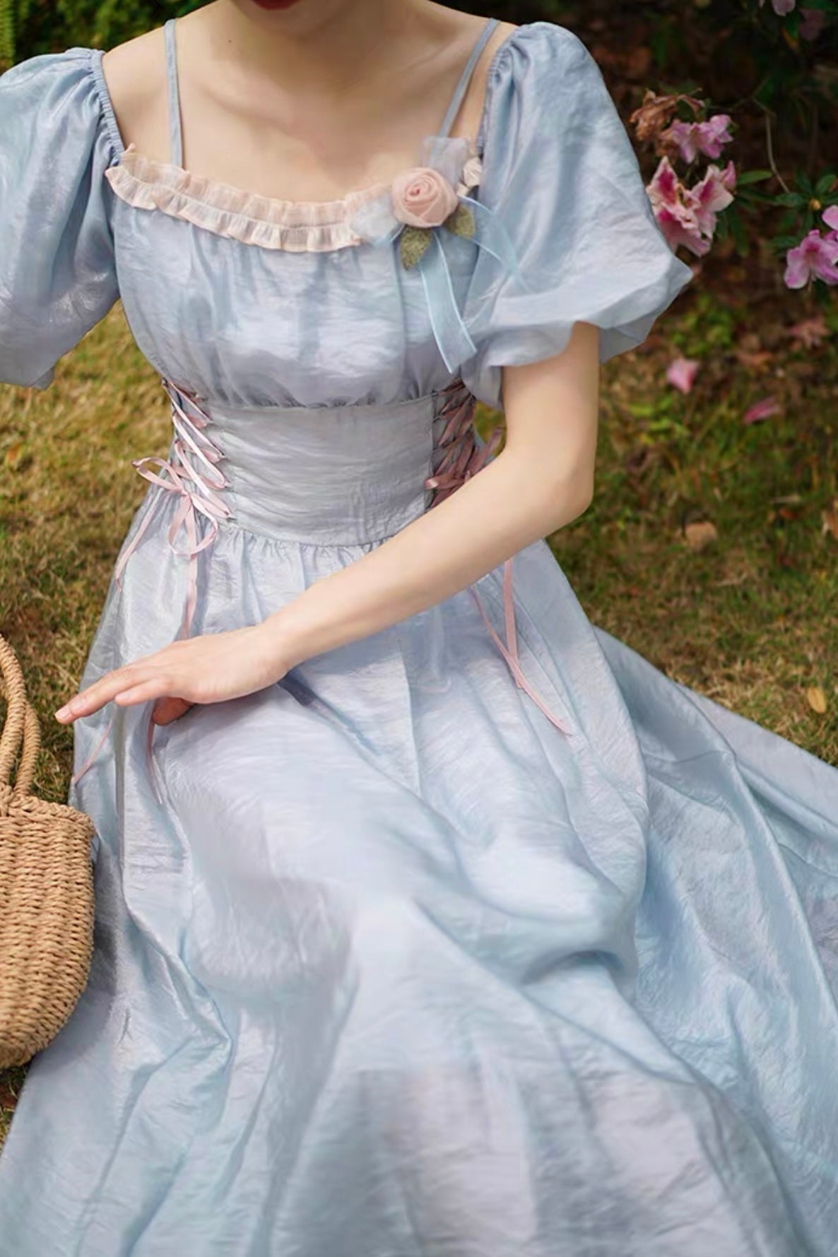 Misty rainbow dress