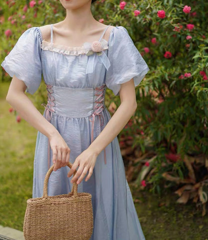 Misty rainbow dress