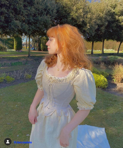 Elizabethan linen corset (stays)