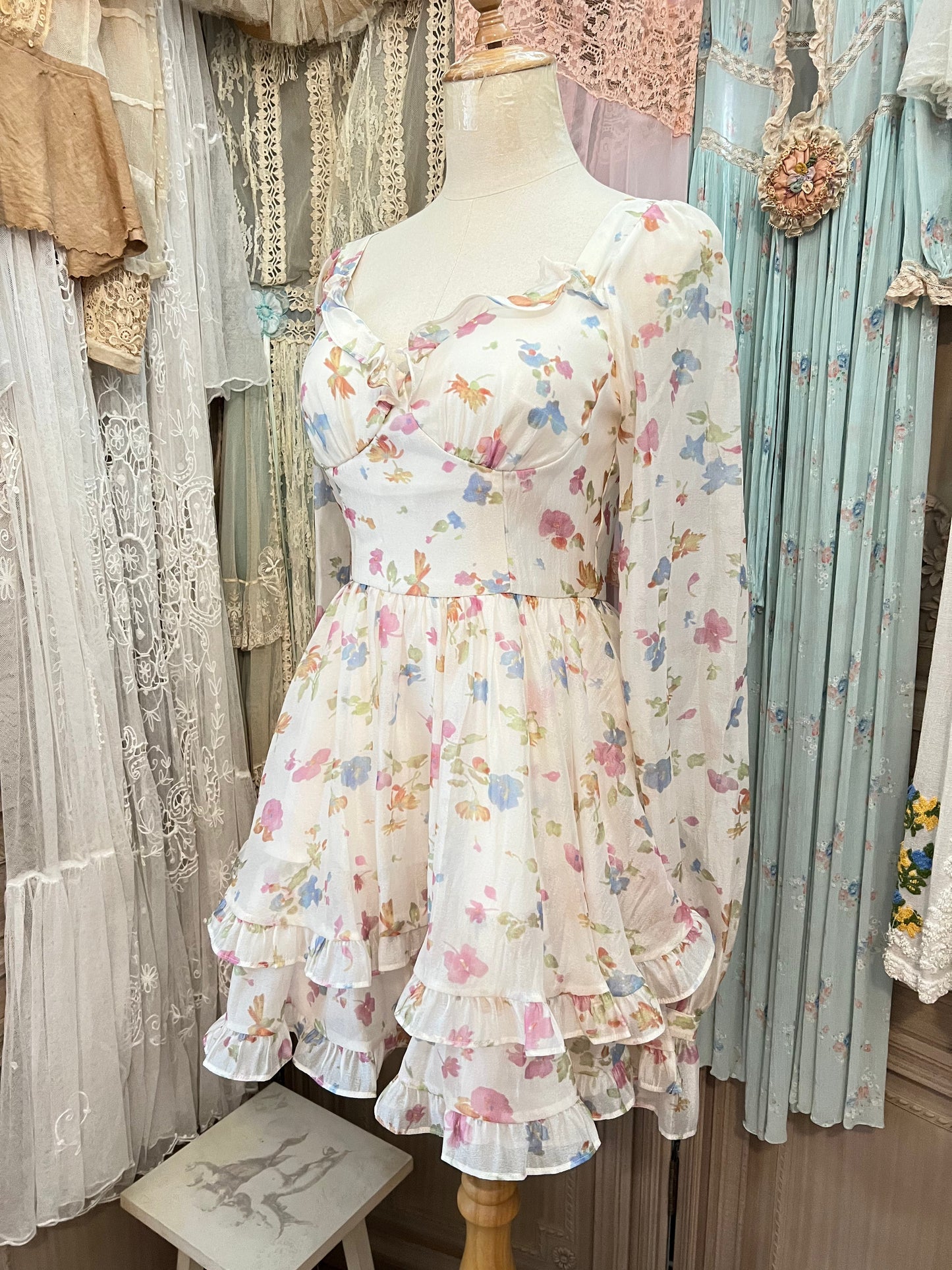 Spring bouquet dress