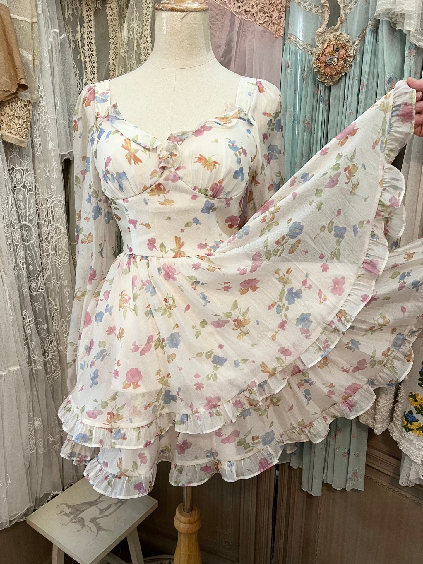 Spring bouquet dress