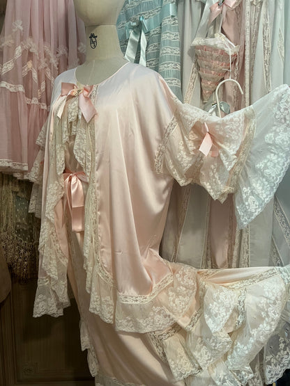 Antique soirée jacket / slip dress set