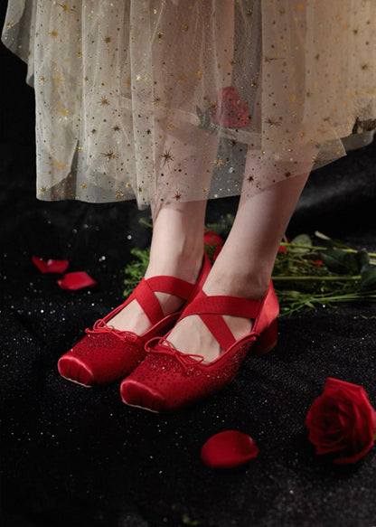 La vie en rose ballerinas