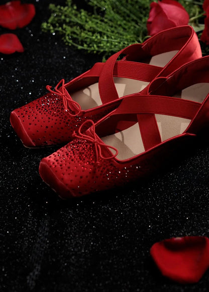 La vie en rose ballerinas