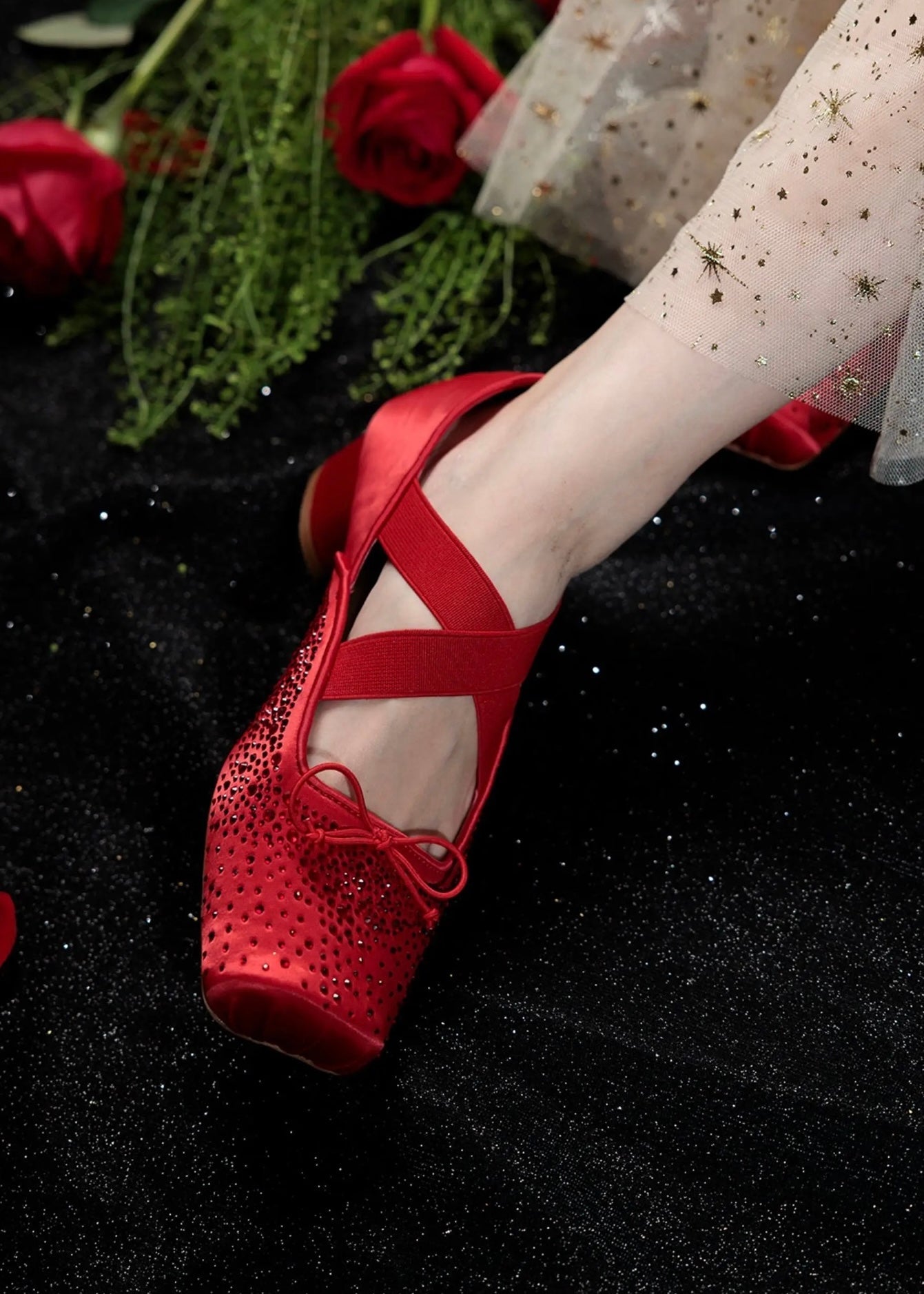 La vie en rose ballerinas
