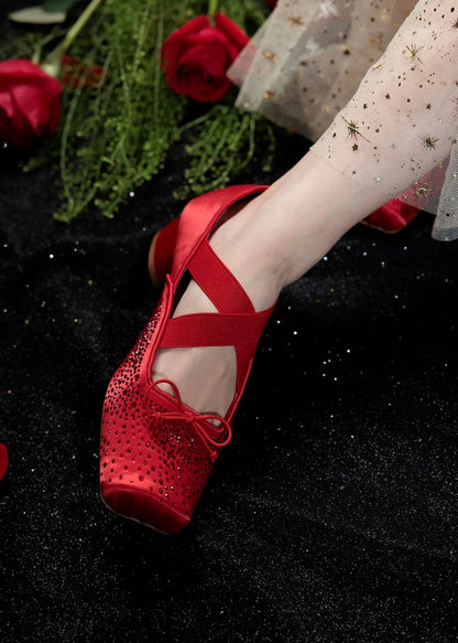La vie en rose ballerinas