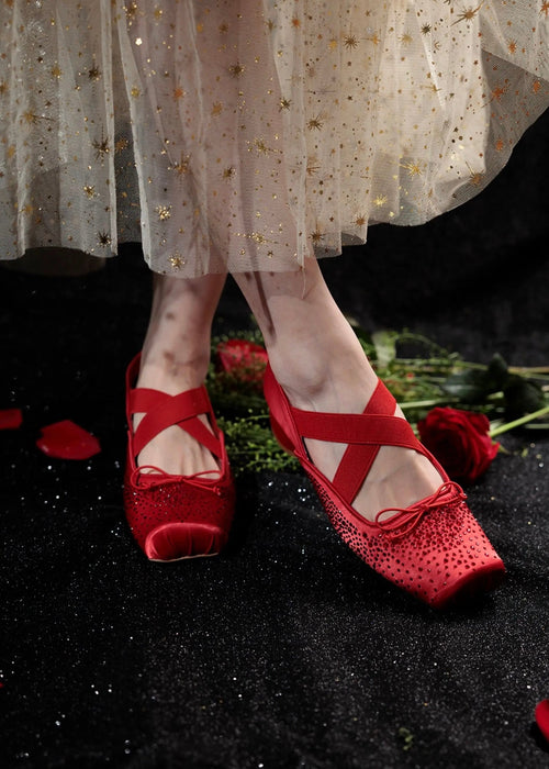 La vie en rose ballerinas