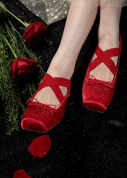 La vie en rose ballerinas