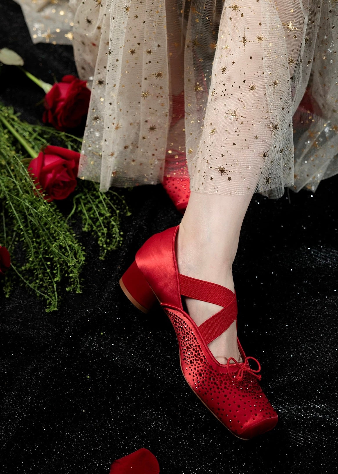 La vie en rose ballerinas