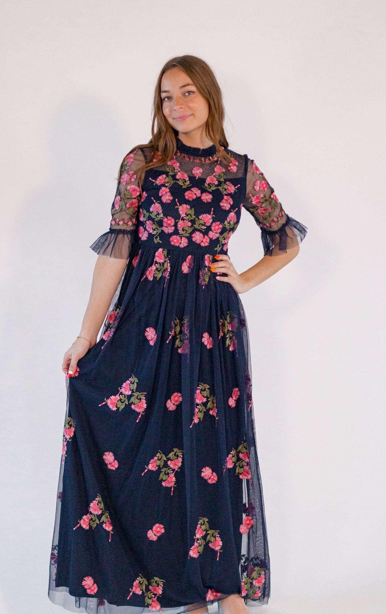 Ulla Embroidered Dress