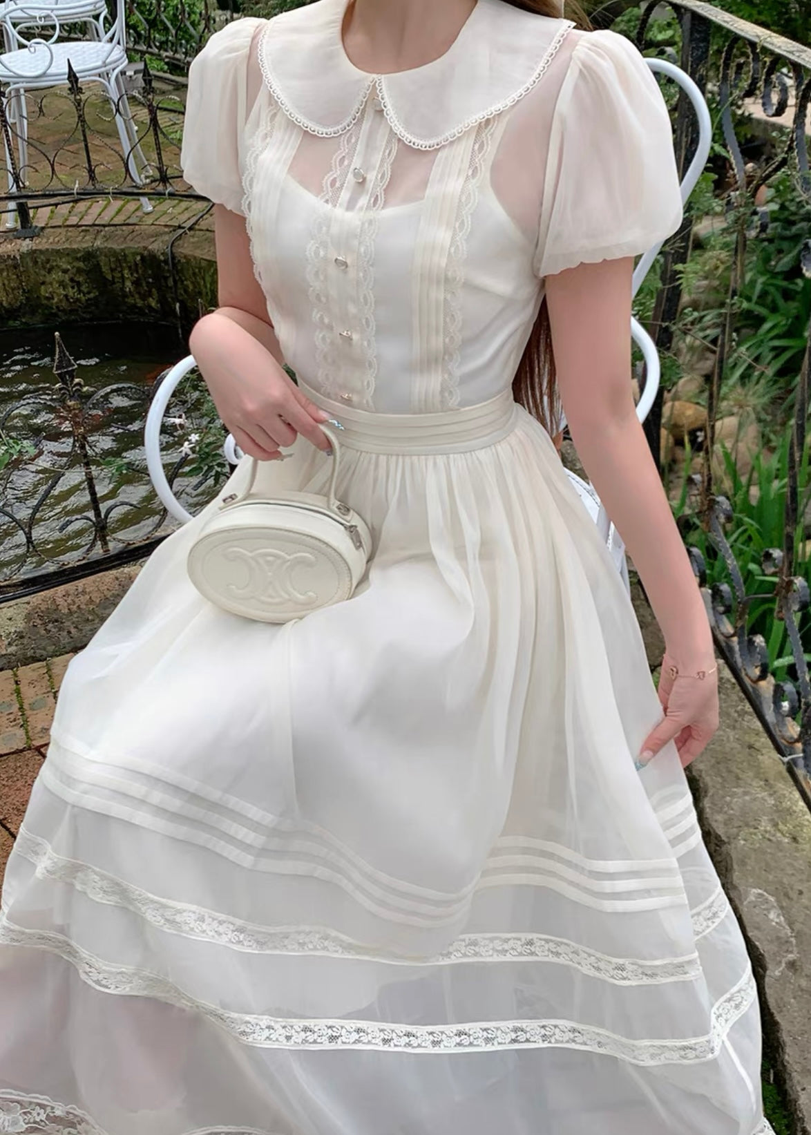 White jade dress