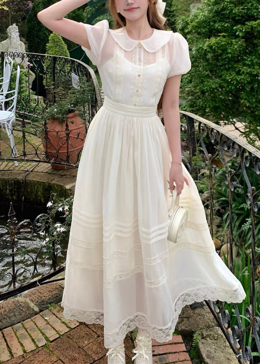 White jade dress