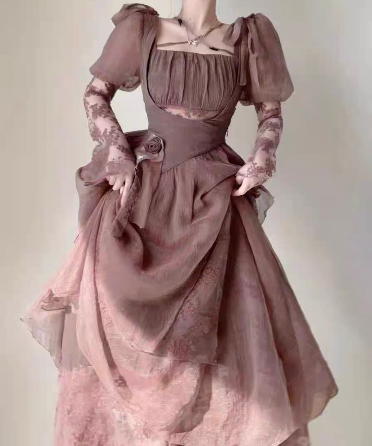 Woodsage dress set