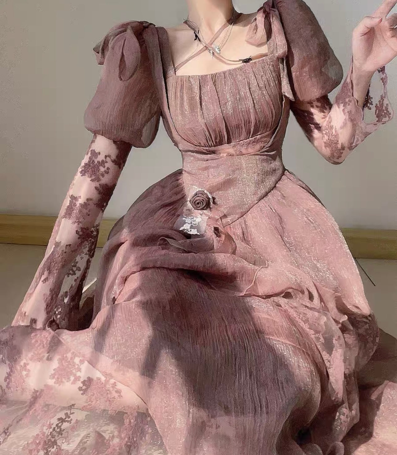Woodsage dress set