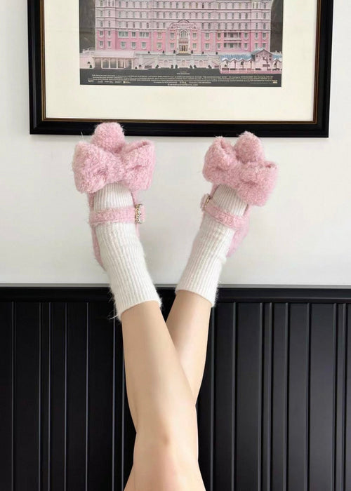 Pink teddy shoes 🧸