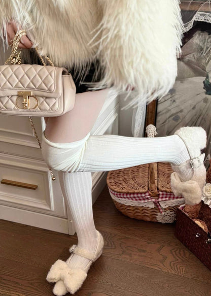 Cream teddy shoes 🧸