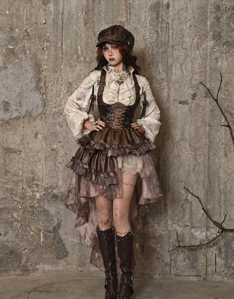 Boho pirate underbust dress