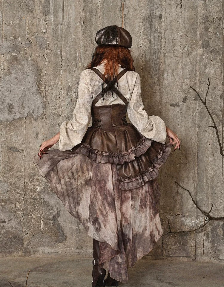 Boho pirate underbust dress