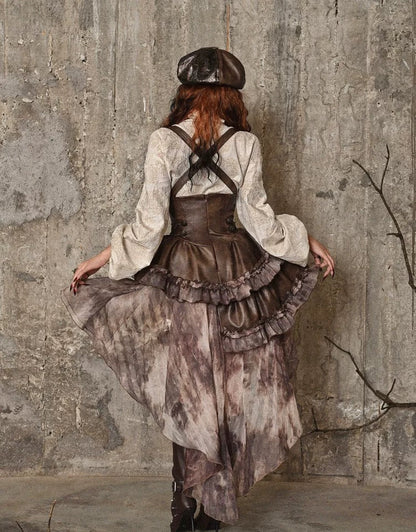 Boho pirate underbust dress