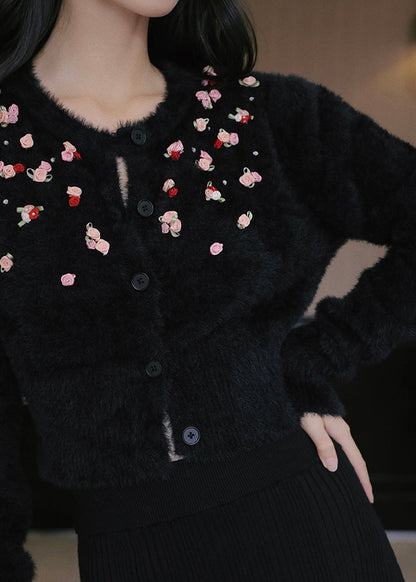 Winter garden cardigan