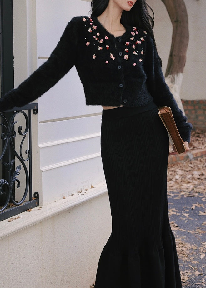 Winter garden cardigan