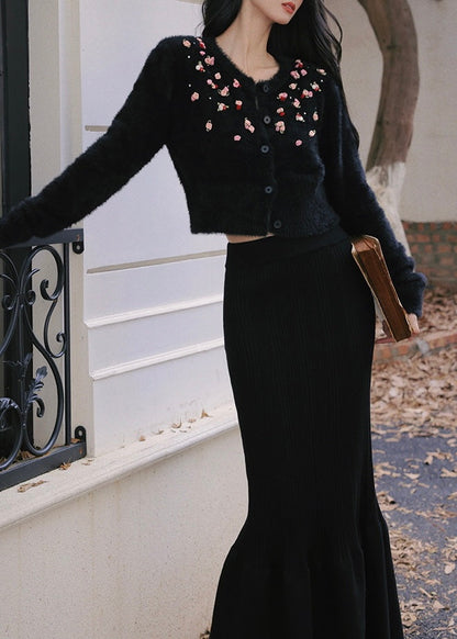 Winter garden cardigan