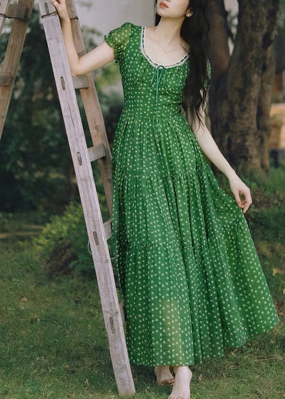 Emerald cottage dress