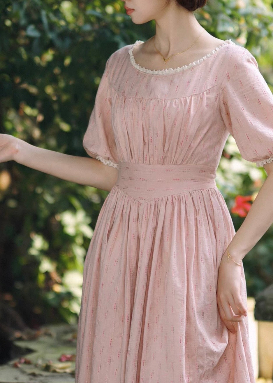 Rosé whisper dress